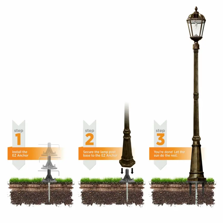EZ-Anchor Lamp Post Base - Image 2