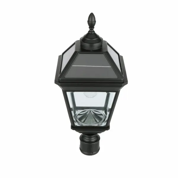 Imperial Bulb Solar Post Light with Trapezoidal Panels - Image 5