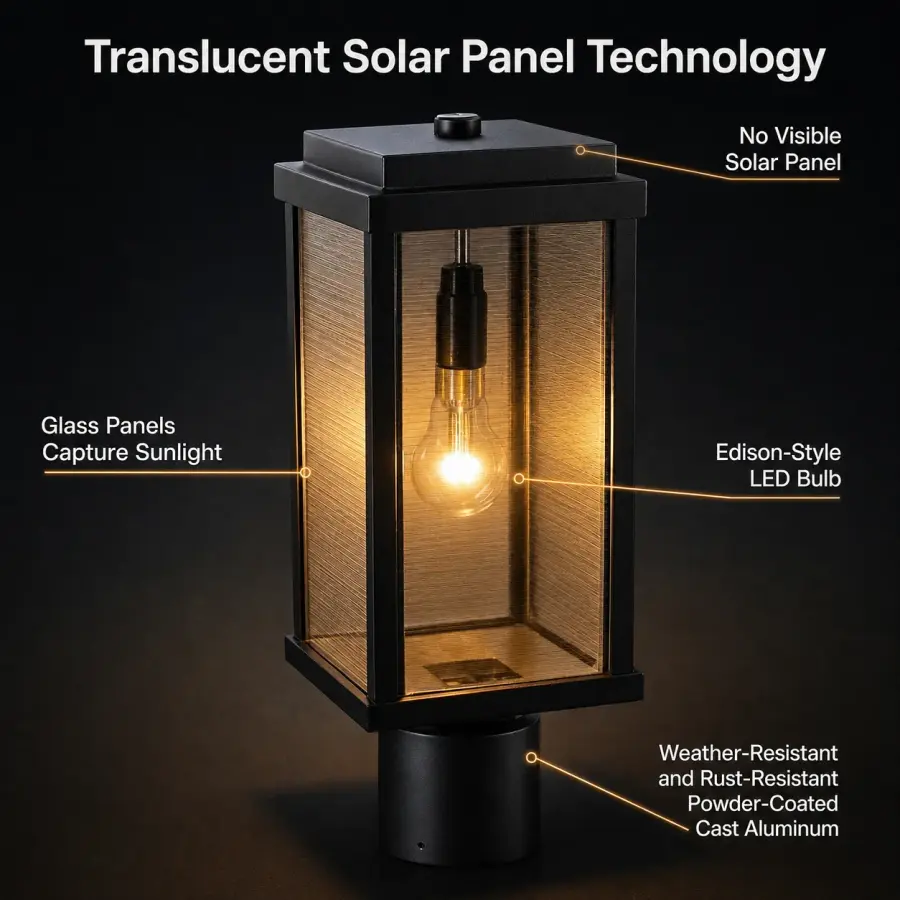 Modern Nova Translucent Solar Light - Image 4