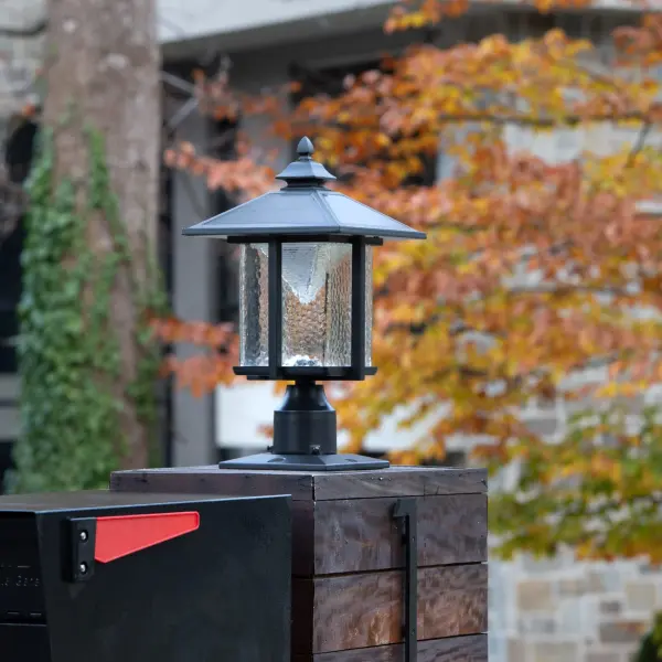 The Casita Solar Post Light combines eco-friendly solar power with contemporary styling. Featuring Solar Morph Technology and LuminCore light distribution, it delivers 150 lumens with dusk-to-dawn operation and up to 2 nights runtime per charge. - alternate view