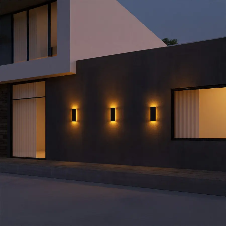 Eclipse Backlight Solar Wall Light - Image 5