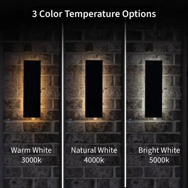 Eclipse Backlight Solar Wall Light - Image 8