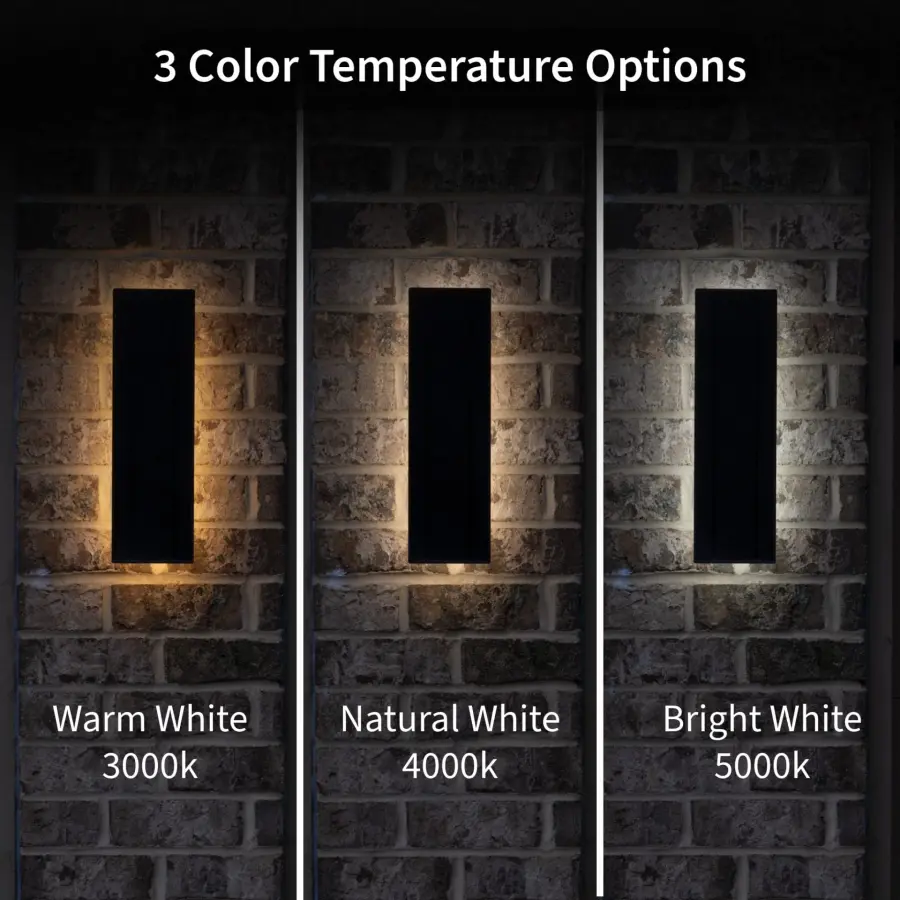 Eclipse Backlight Solar Wall Light - Image 8