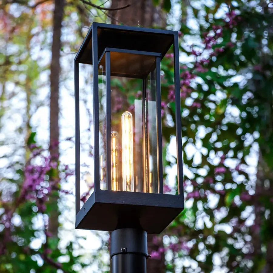 NovaEdge Solar Post Light with Edison-Style LED - Image 4