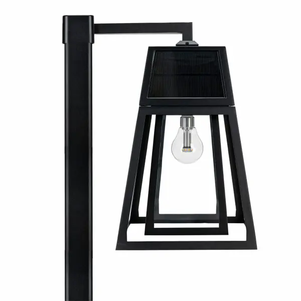 The Aria Solar Post Light offers hassle-free outdoor illumination with no wiring required. Featuring durable cast aluminum construction and automatic dusk-to-dawn operation, it provides up to 12 hours of warm white light.