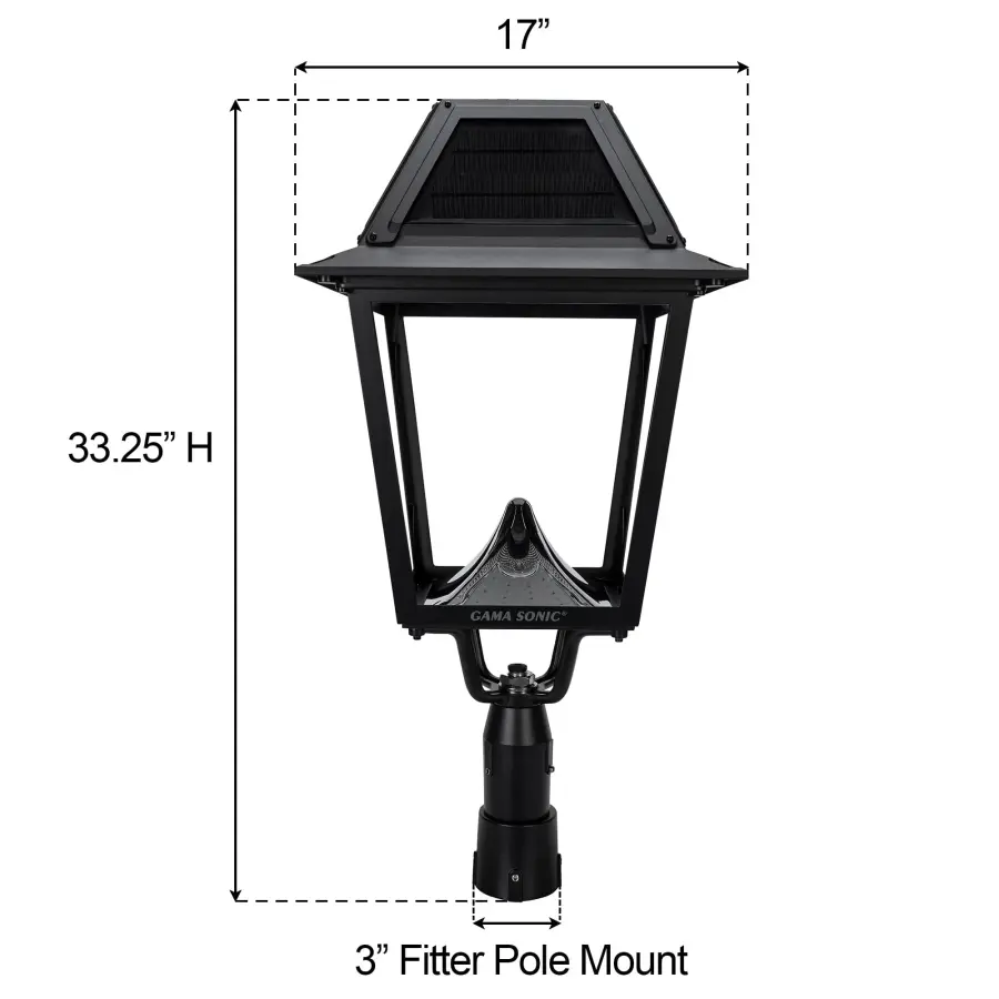 Grand Imperial Commercial Solar LED Post Light - Image 6