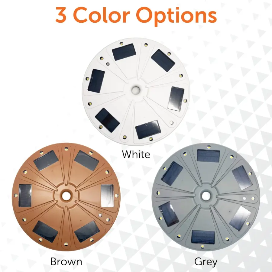 Grand Solar Uplight Planter Base - 15" Wireless Outdoor Accent Light - Image 8