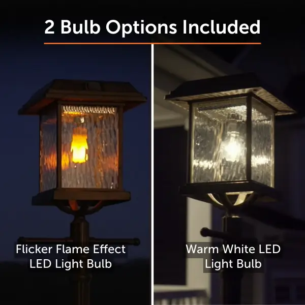 Aspen Solar Lamp Post with Planter & EZ Anchor - Image 8