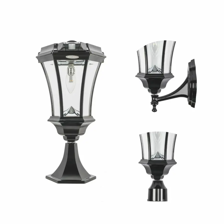 Victorian Bulb Solar Light with Motion Sensor - Image 1