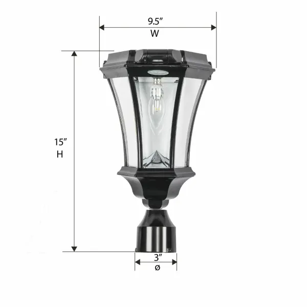 Victorian Bulb Solar Light with Motion Sensor - Image 7