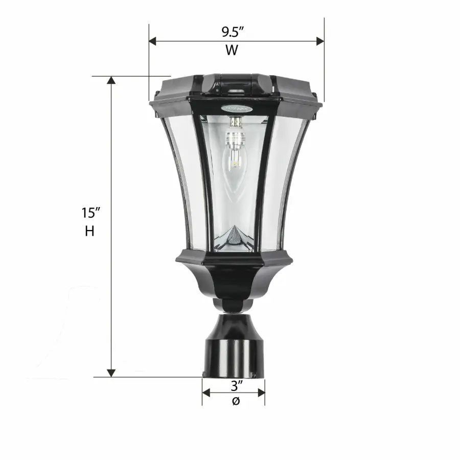 Victorian Bulb Solar Light with Motion Sensor - Image 7