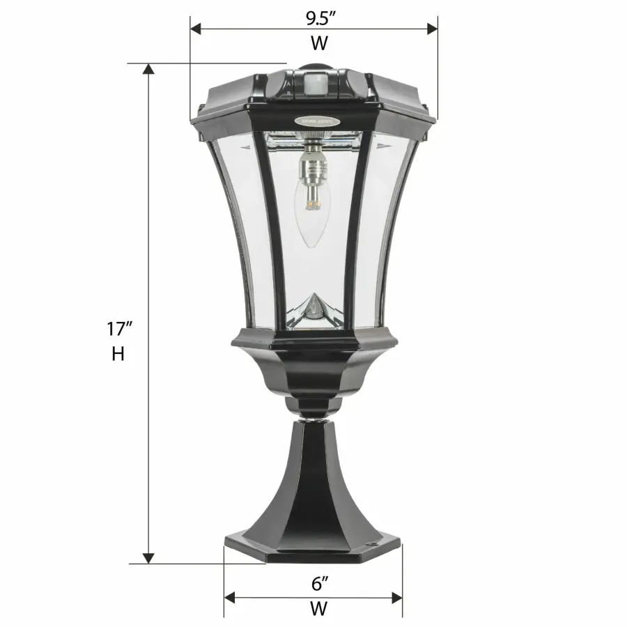 Victorian Bulb Solar Light with Motion Sensor - Image 8