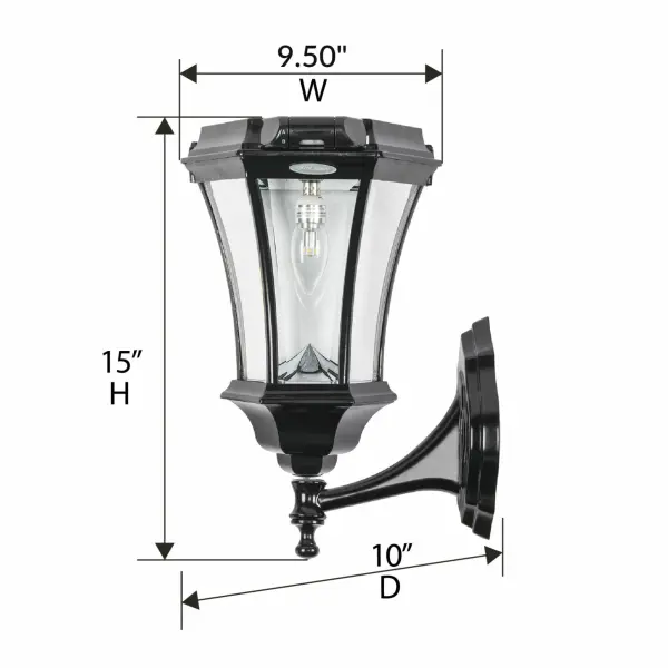Victorian Bulb Solar Light with Motion Sensor - Image 9