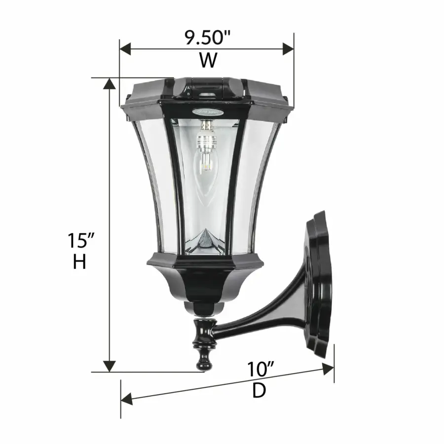 Victorian Bulb Solar Light with Motion Sensor - Image 9