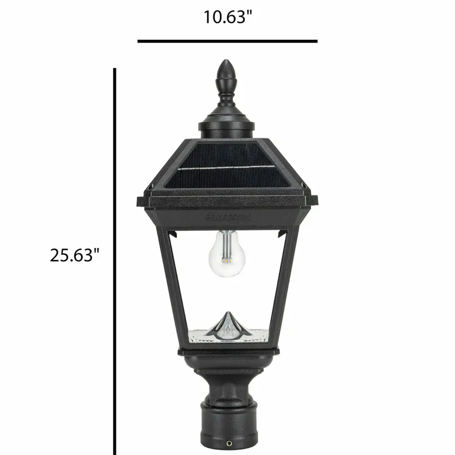 Imperial Bulb II Solar Post Light with 3" Fitter - Image 11