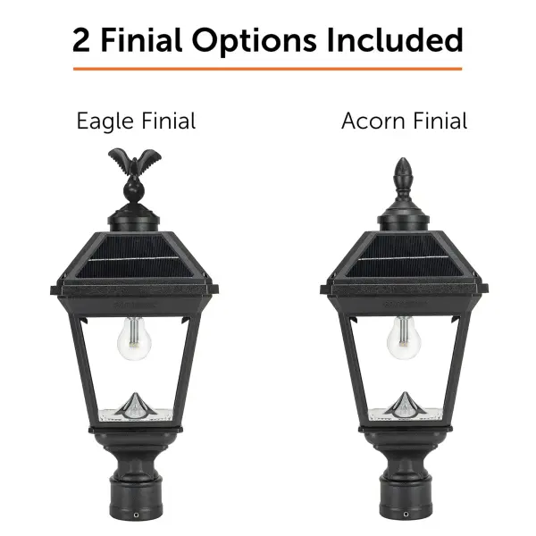 Imperial Bulb II Solar Post Light with 3" Fitter - Image 7