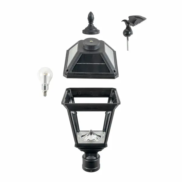 Imperial Bulb II Solar Post Light with 3" Fitter - Image 10