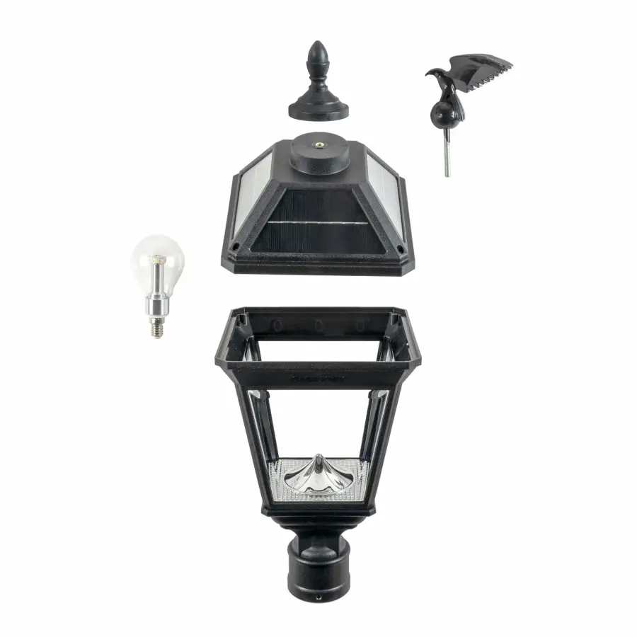 Imperial Bulb II Solar Post Light with 3" Fitter - Image 10