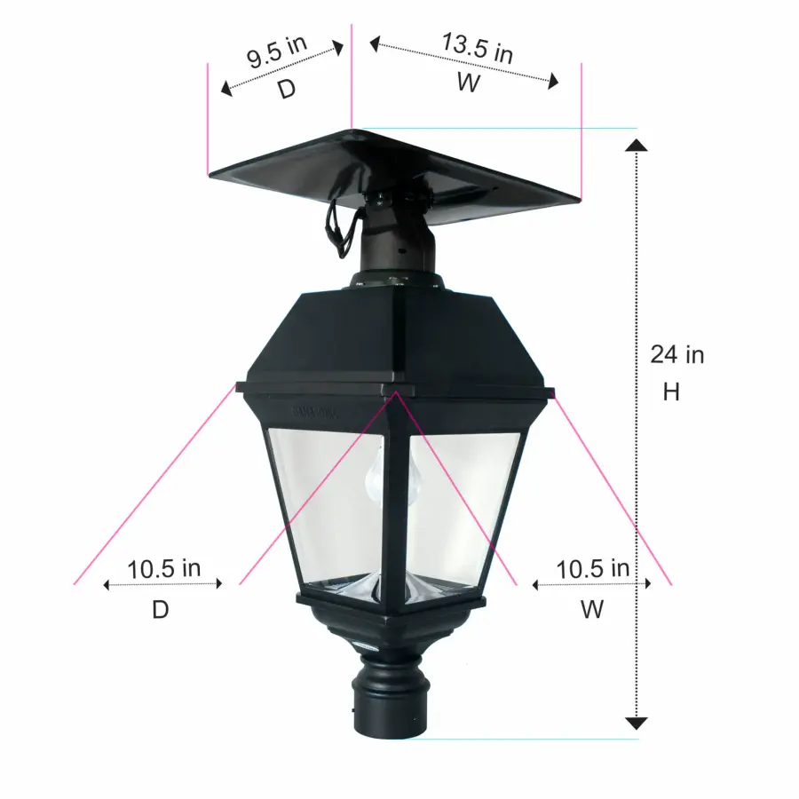 Imperial Bulb ATS Commercial Solar Post Light - Image 10
