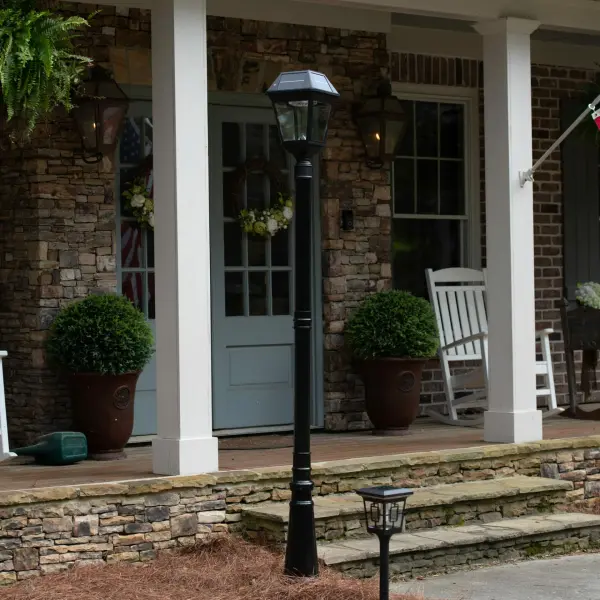 Imperial III Commercial Solar Post Light with Dual Color - Image 10