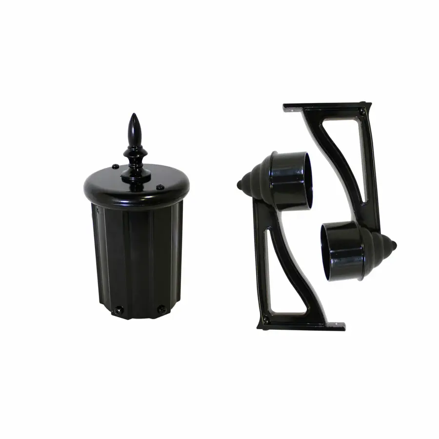 Imperial III Commercial Solar Double Post Light - Image 8