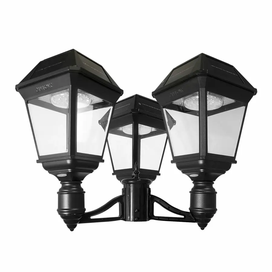 Imperial III Commercial Solar Triple Post Light - Image 1