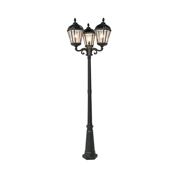 Royal Bulb Solar Triple Lamp Post with Patented Solar Light Bulb - Image 6