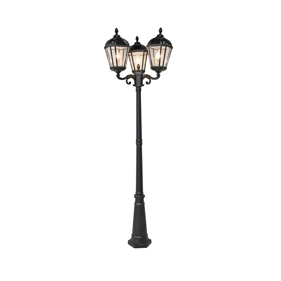 Royal Bulb Solar Triple Lamp Post with Patented Solar Light Bulb - Image 6