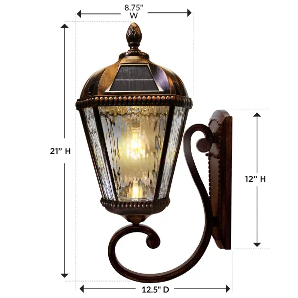 Royal Bulb Solar Wall Light - Image 6