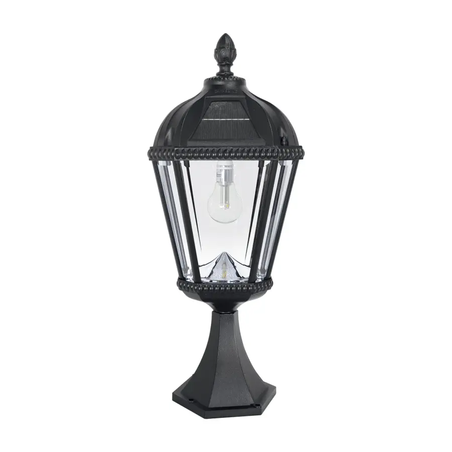 Royal Bulb Solar Pier Mount Light