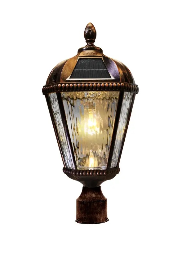 Royal Bulb Solar Post Light with GS Solar LED Bulb - Image 16