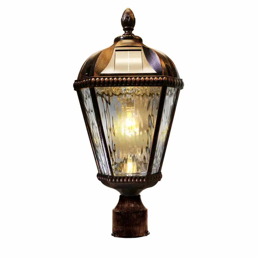 Royal Bulb Solar Post Light with GS Solar LED Bulb - Image 4