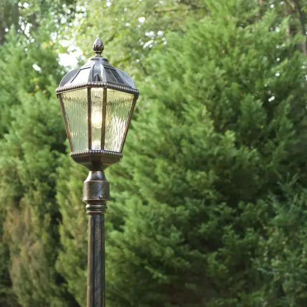 Royal Bulb Solar Post Light with GS Solar LED Bulb - Image 5