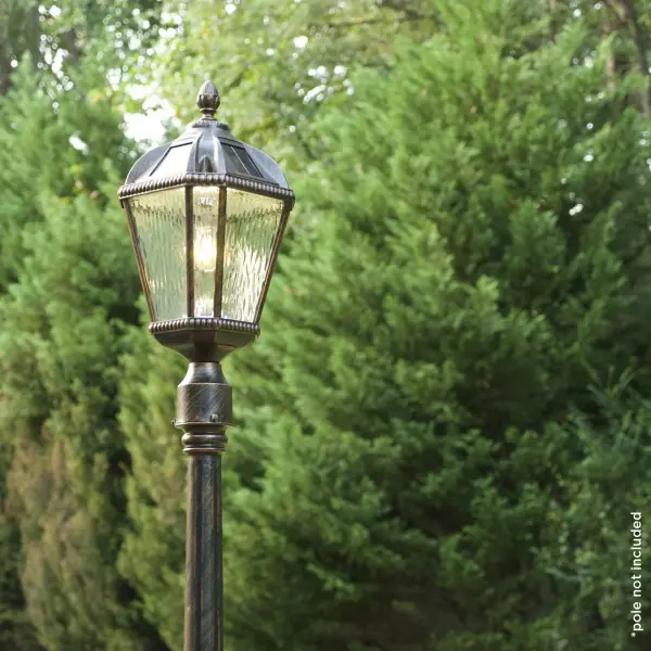 Royal Bulb Solar Post Light with GS Solar LED Bulb - Image 6