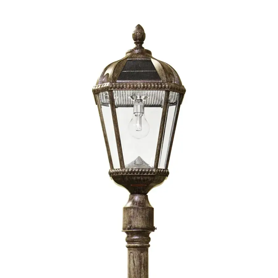 Royal Bulb Solar Lamp Post with Patented Solar Light Bulb - Image 2