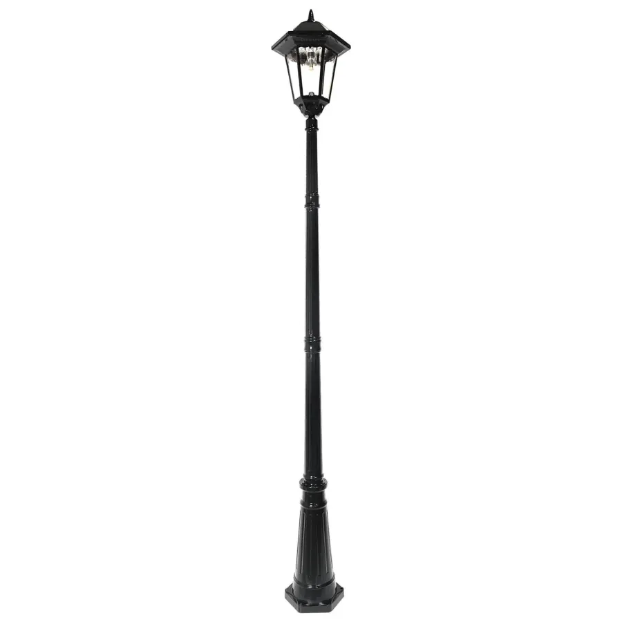 Windsor Bulb Solar Lamp Post - Single Lamp - Image 1