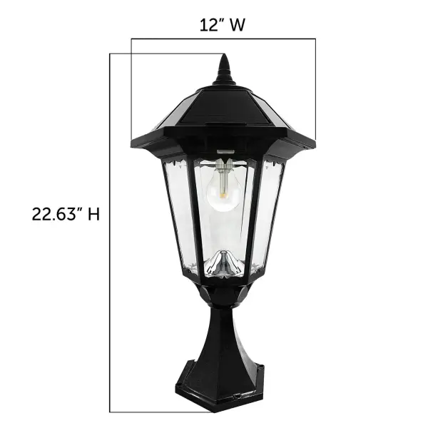 Windsor Bulb Solar Light - Wall/Pier/3" Fitter Mount - Image 13
