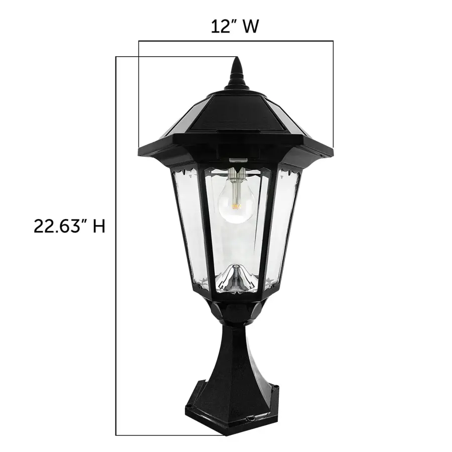 Windsor Bulb Solar Light - Wall/Pier/3" Fitter Mount - Image 13