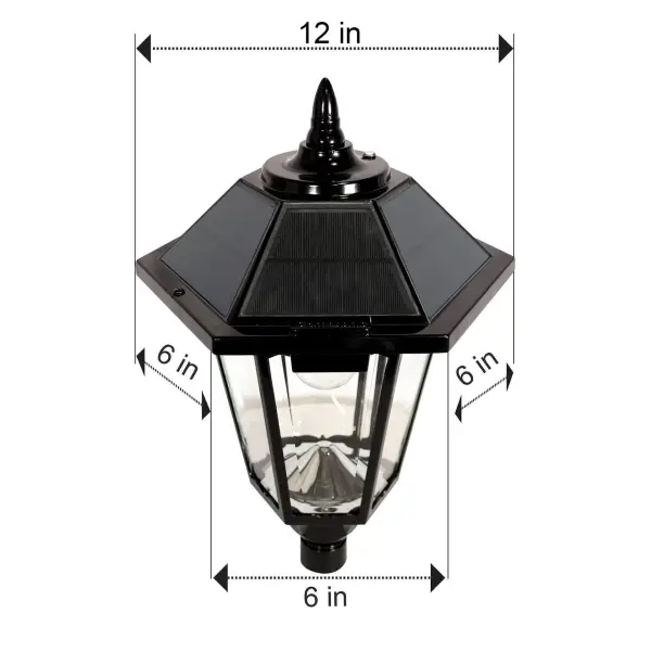 Windsor Bulb Solar Light - Wall/Pier/3" Fitter Mount - Image 15