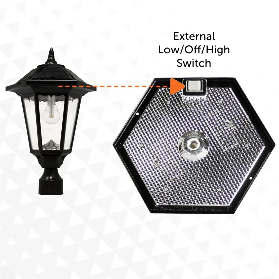 Windsor Bulb Solar Light - Wall/Pier/3" Fitter Mount - Image 18