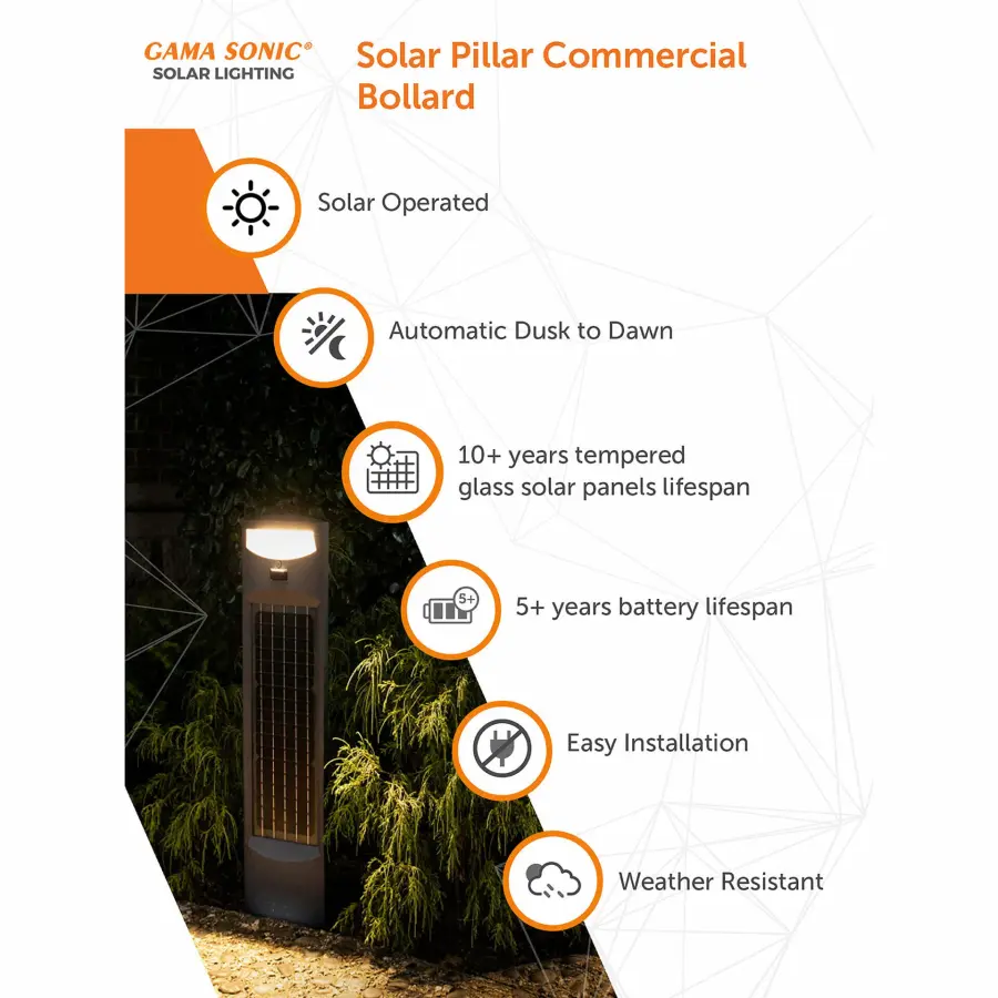 Solar Pillar Commercial Bollard - Image 4