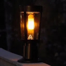 This solar-powered LED bulb creates a realistic flame-like flickering effect, perfect for adding ambiance to outdoor spaces. With no electrical wiring required and a decade-long lifespan, it's an eco-friendly alternative to traditional lighting. - alternate view