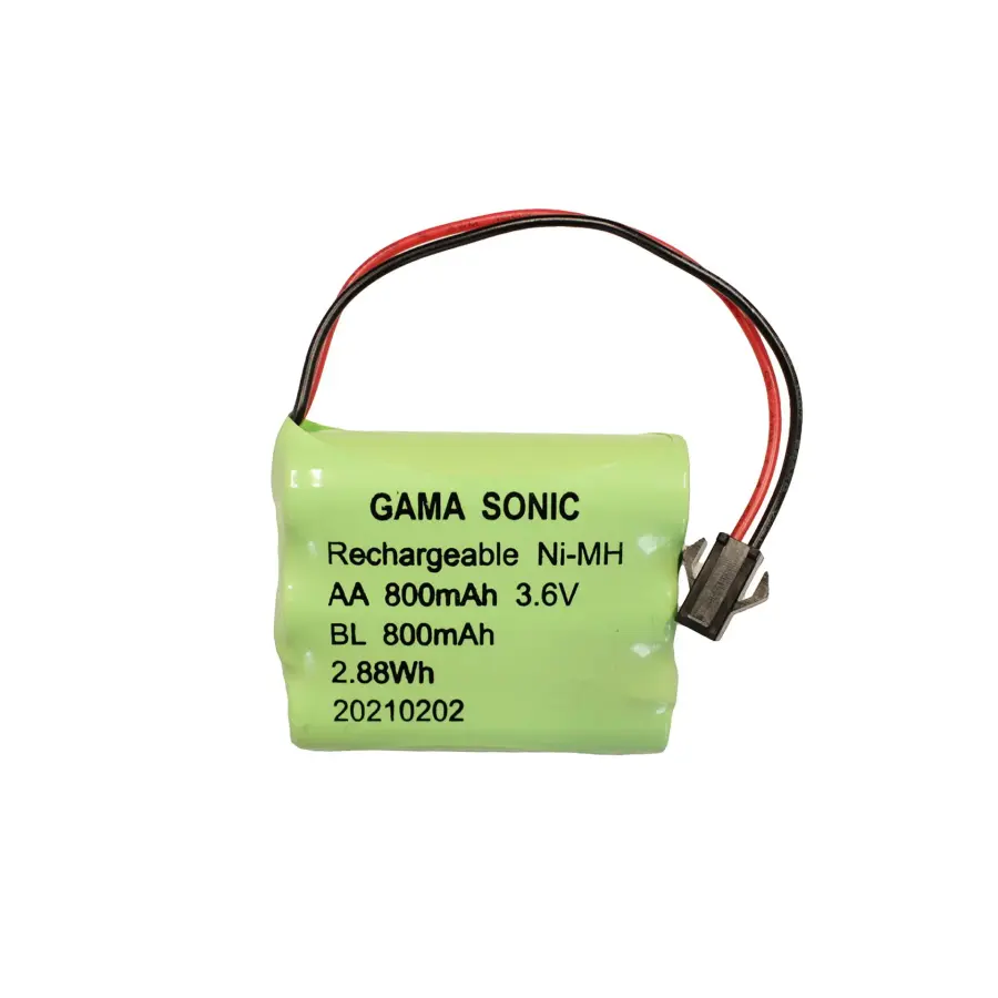 Gama Sonic 3.6V 800mAh Ni-MH Replacement Battery Pack