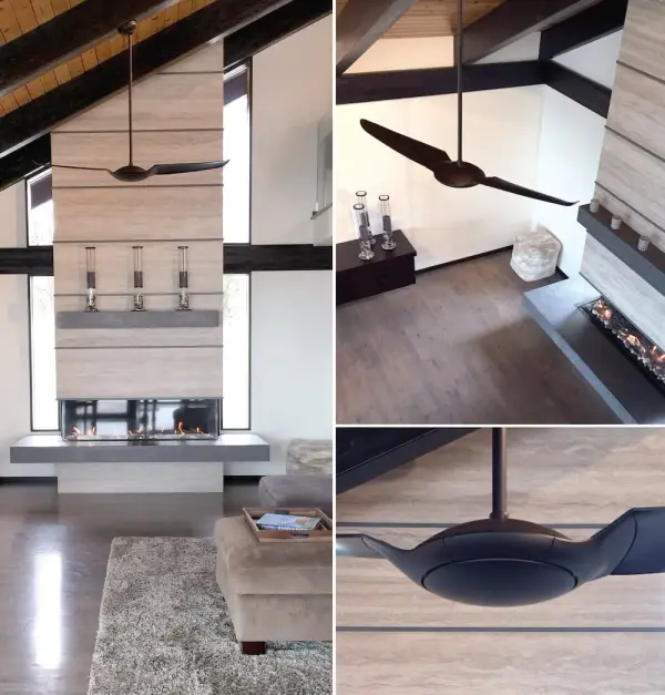 The IC/Air2 DC combines energy-efficient DC motor technology with a sleek 56-inch blade span, ideal for large rooms. Standard mount design offers versatile installation for modern spaces. - alternate view