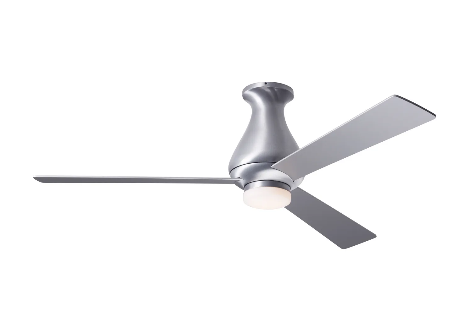 Altus Flush 42"Ceiling Fan in Brushed Aluminum