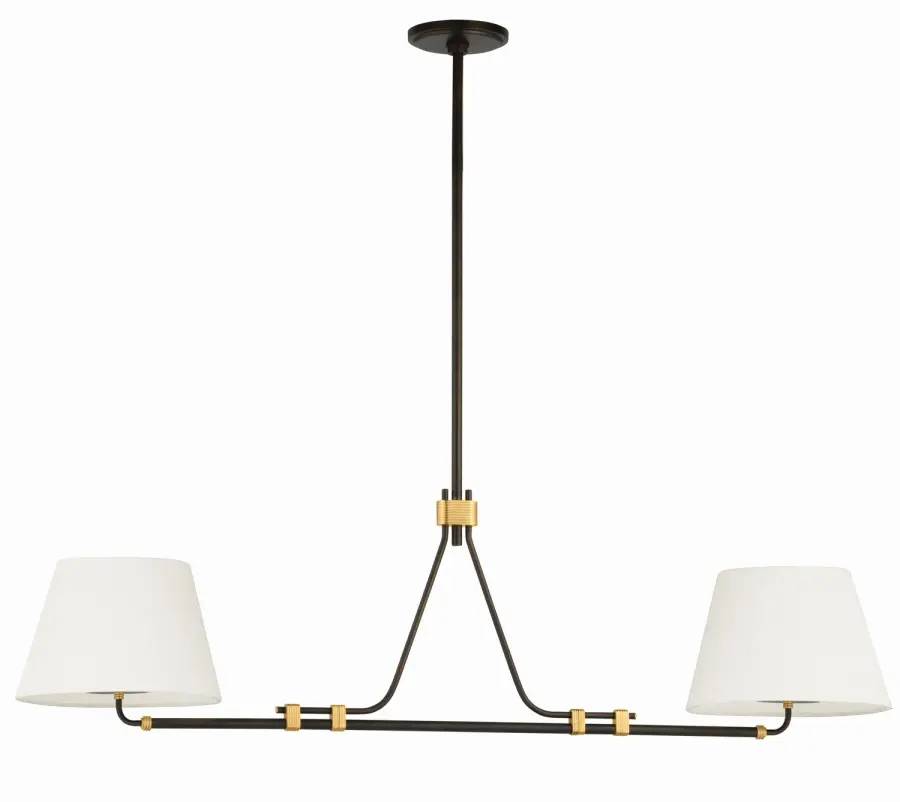 Hudson Valley Lighting Two Light Linear Pendant - Image 1