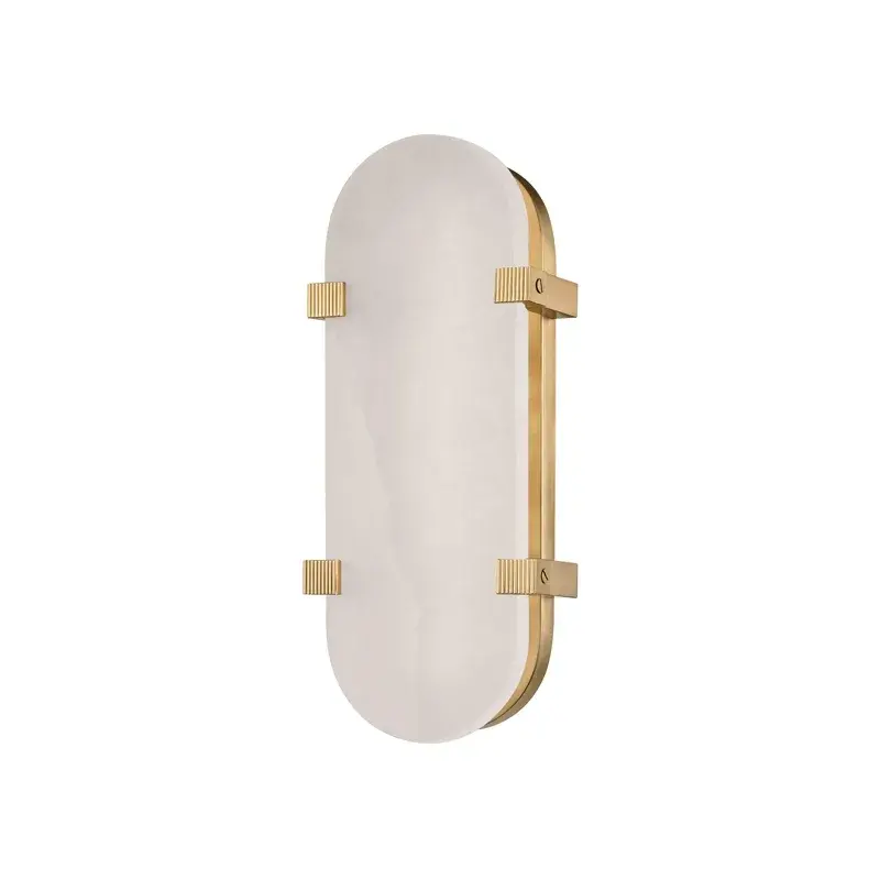 Skylar LED Wall Sconce in Aged Brass - Image 1