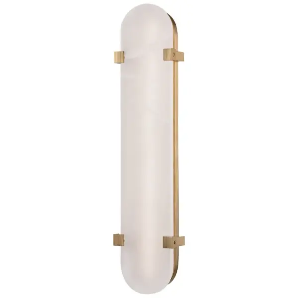 Skylar LED Wall Sconce in Aged Brass - Image 1