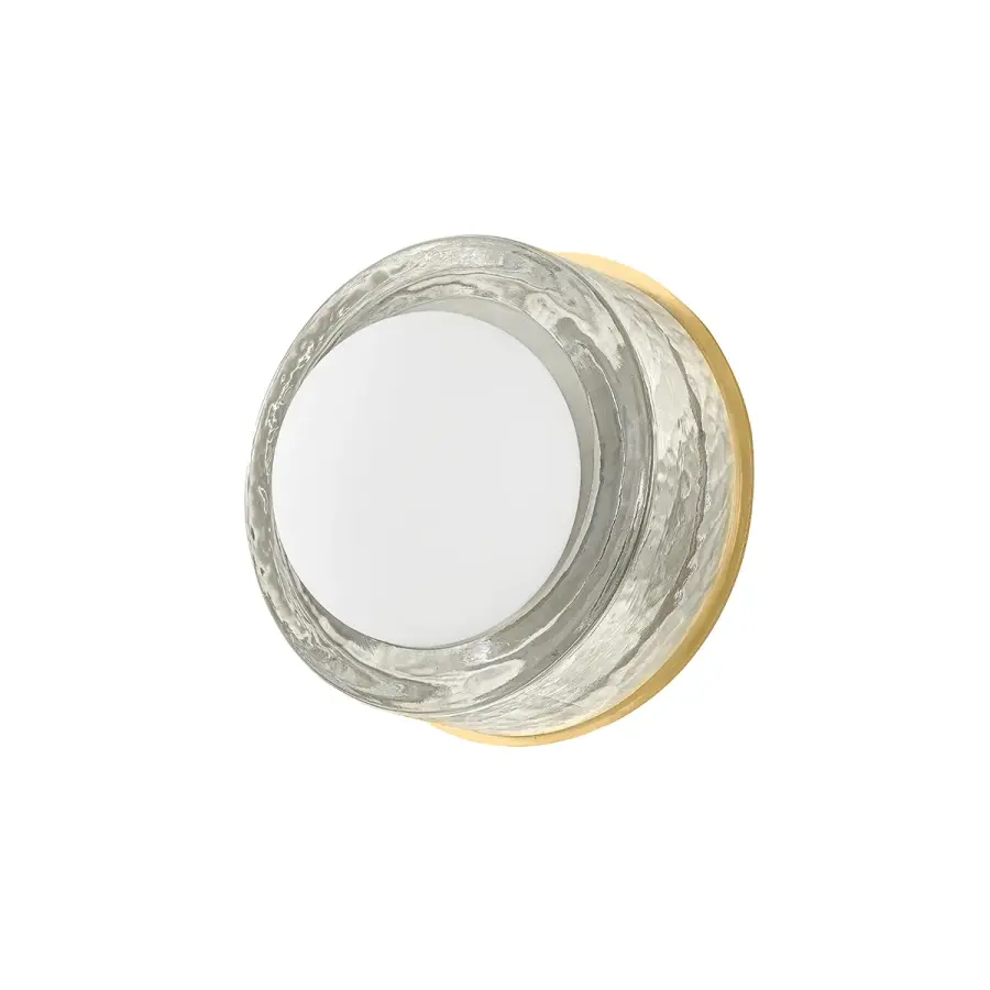 Mackay LED Wall Sconce in Aged Brass - Image 1