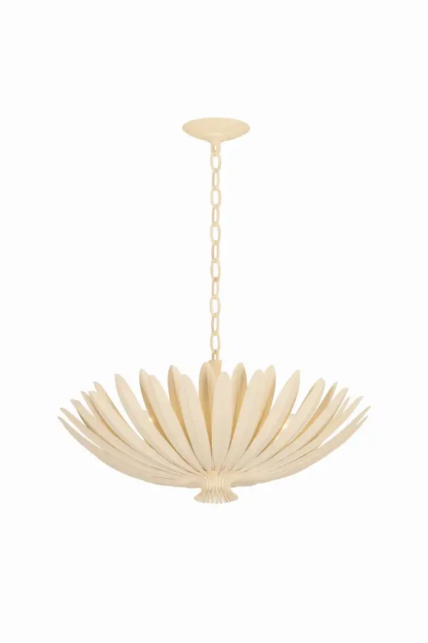 Whitfield 4-Light Chandelier in Cream Plaster - Image 1